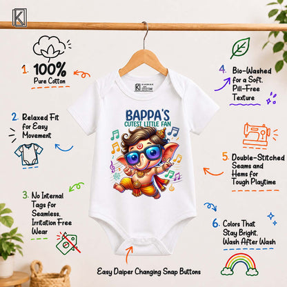 Bappa's Cutest Little Fan White