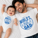 New Born & Baby Clothing | World's Best Dad  Sets T-shirt and onesie | Soft T-shirt