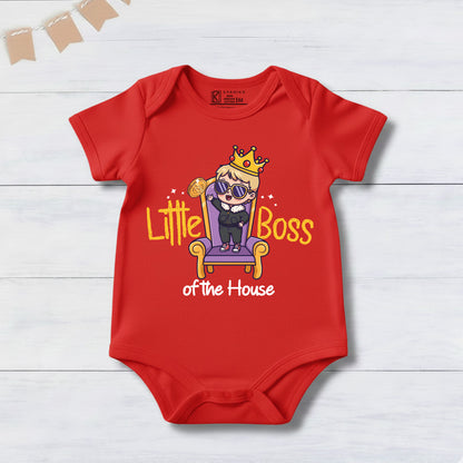 New Born & Baby Clothing | Little Boss Of The House_03 | Soft Cotton