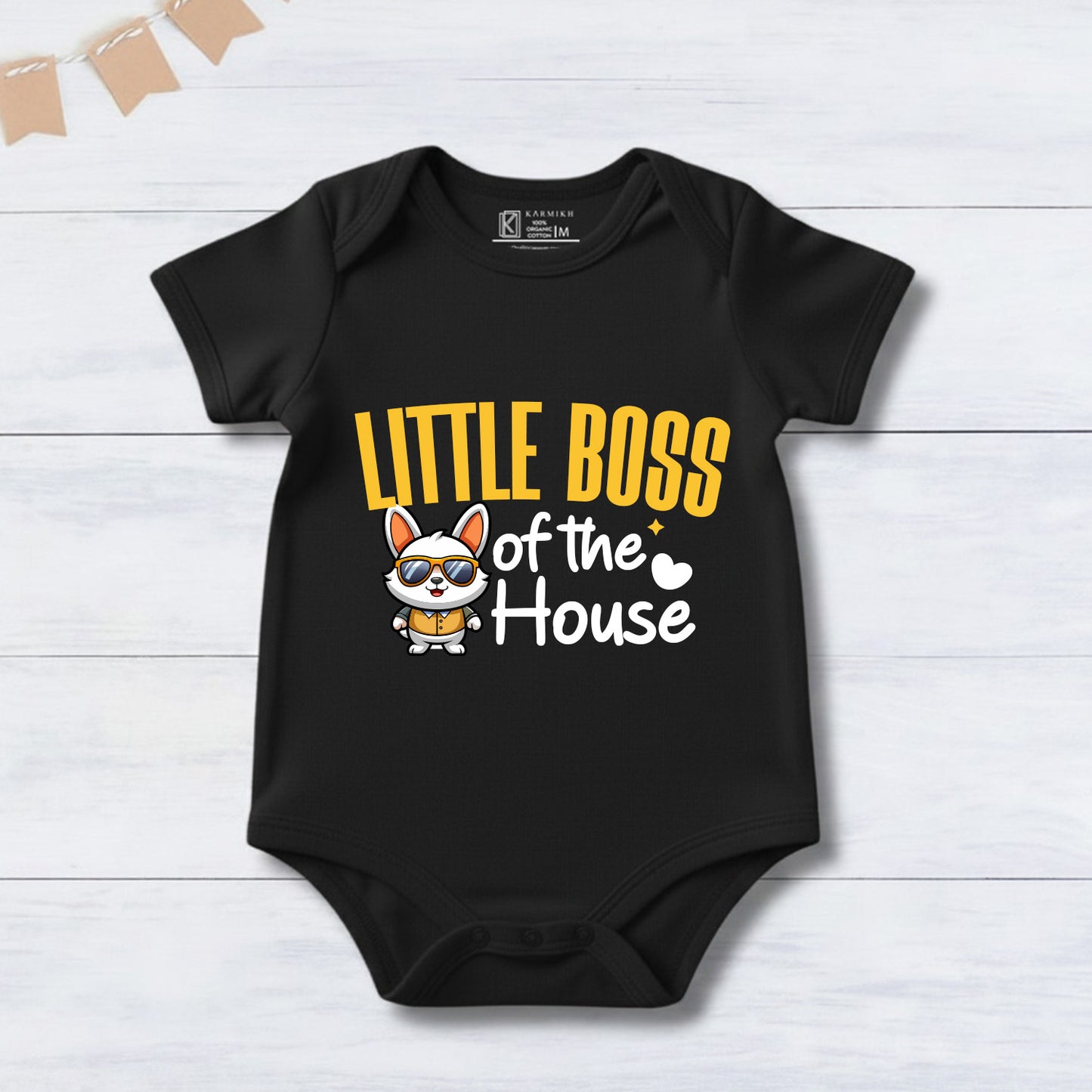 New Born & Baby Clothing | Little Boss Of The House_02 | Soft Cotton