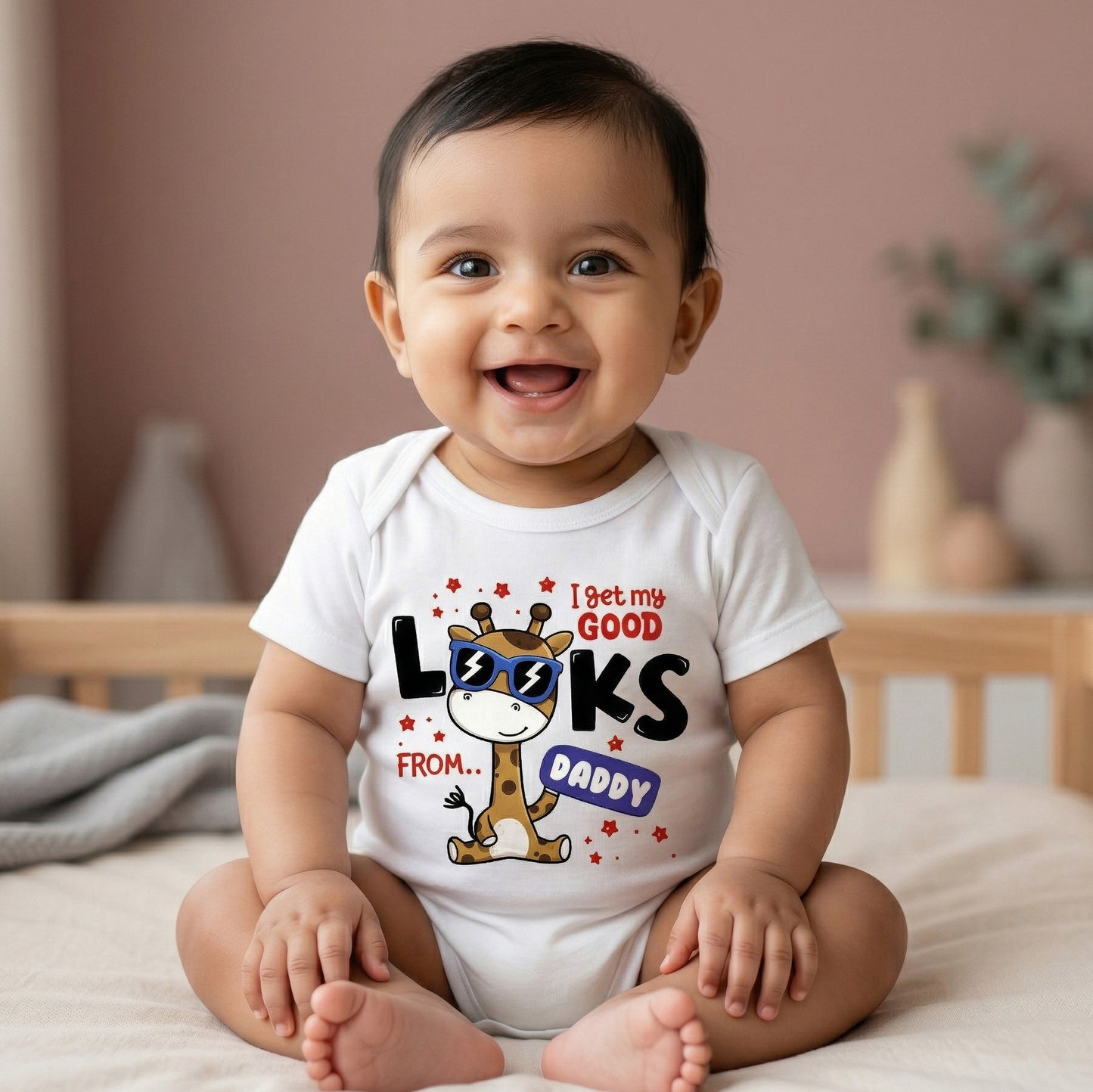 New Born & Baby Clothing | Soft Cotton 3 Pack Bodysuits Graphic Printed | Soft Cotton