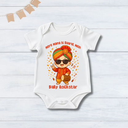 Meri Mama Ki Baarat Mein Baby Boy RockStar _ White Oneises