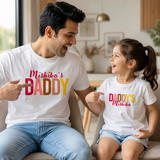 New Born & Baby Clothing | Daddy With customized Baby Name | Soft T-shirt