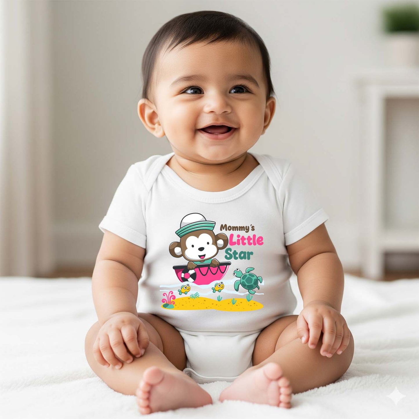 New Born & Baby Clothing | Graphic 3 Colours Soft Cotton Bodysuits | Soft Cotton