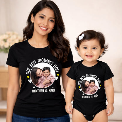 First Mother's Day With Customized Baby Name Along With The Customized Image