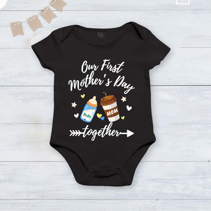 first mothers day together _coffee & bottle_black tee