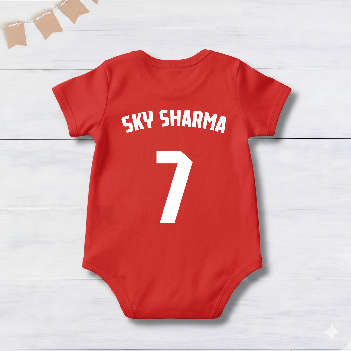 New Born & Baby clothing | Little Portugal Champion Romper with Customized Baby Name Printed | Soft Cotton