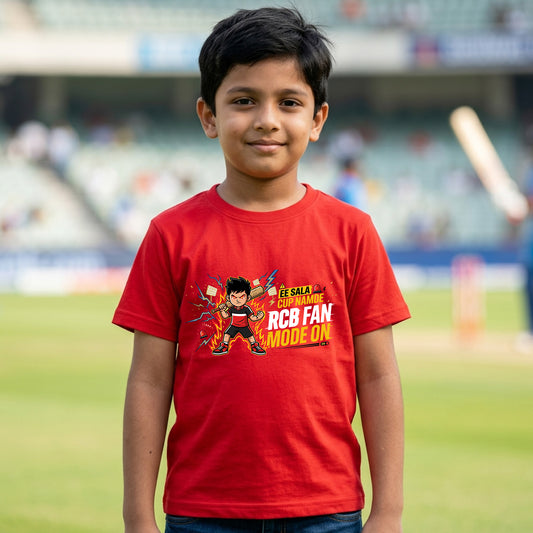 New Born & Baby Clothing | Ee Sala Cup Namde RCB Fan Mode On | Soft Cotton T-shirt