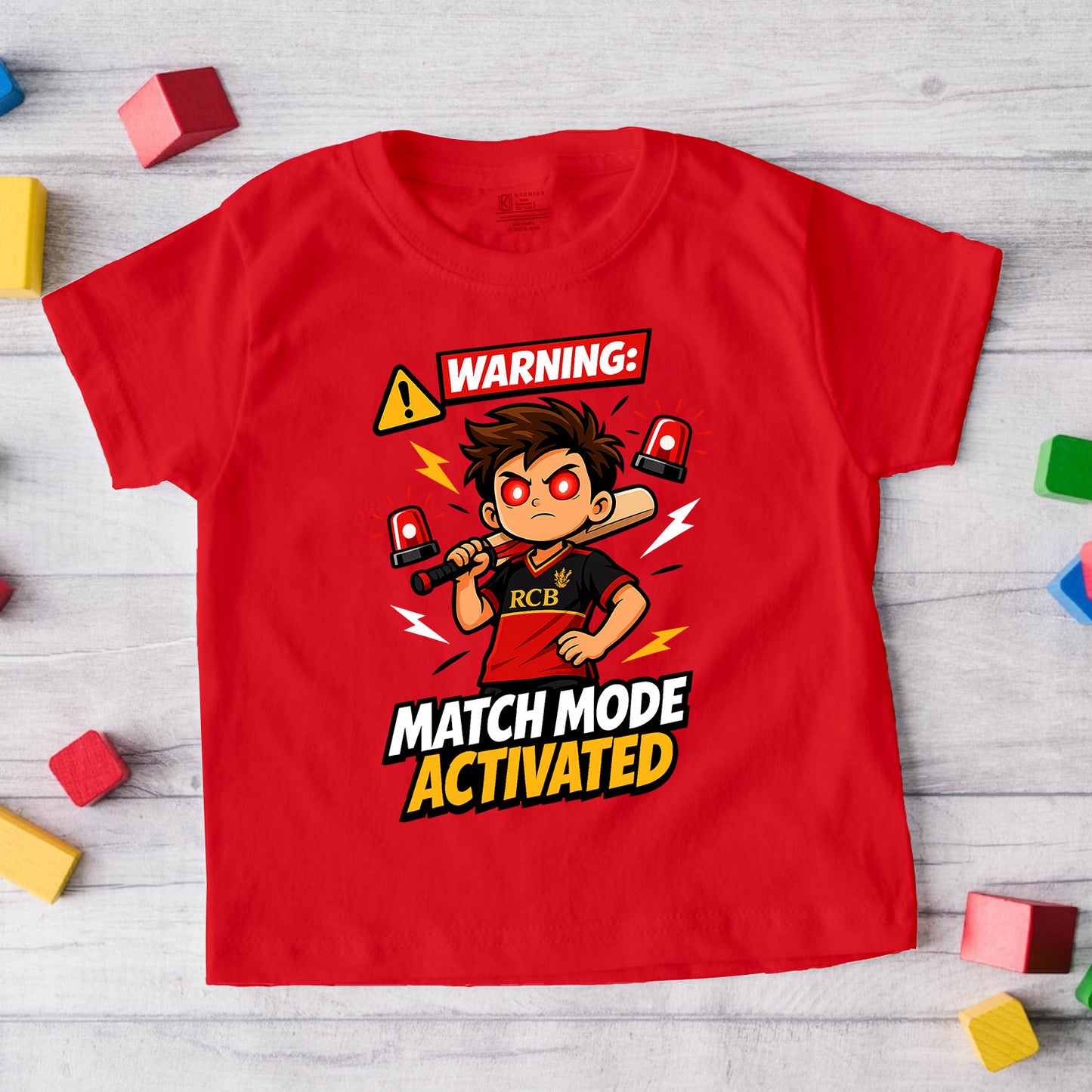 New Born & Baby Clothing | Warning: Match Mode Activated | Soft Cotton T-shirt