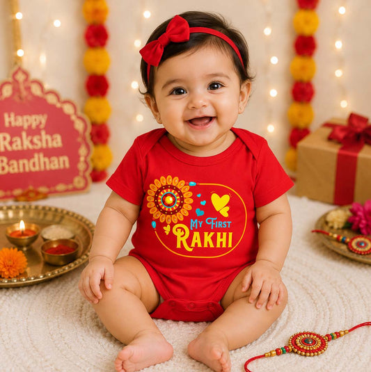 First Rakhi Red