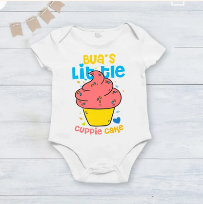 New Born & Baby Clothing | Masi + Bua + Mamu – 3-Piece Baby Bodysuit Combo | Soft Cotton