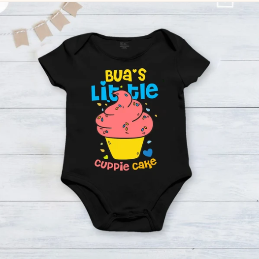 New Born & Baby Clothing | Mamu + Masi + Bua – 3-Piece Baby Bodysuit Combo | Soft Cotton
