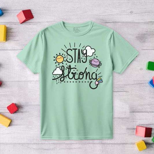 Stay Strong Printed T-shirt