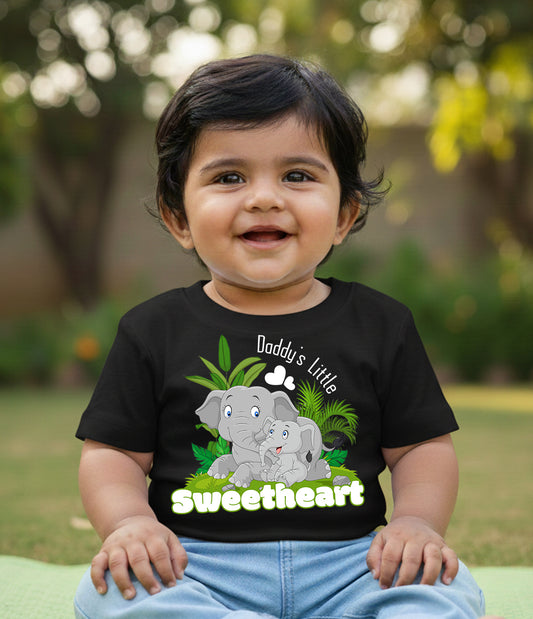 New Born & Baby Clothing | Baby’s First Valentine Outfit Daddy's Little Sweetheart | Soft Cotton