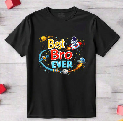Siblings Black T-shirt Rakhi Gift Hamper