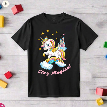 Unicorn Stay Magical ....! Printed Kid's T-Shirt
