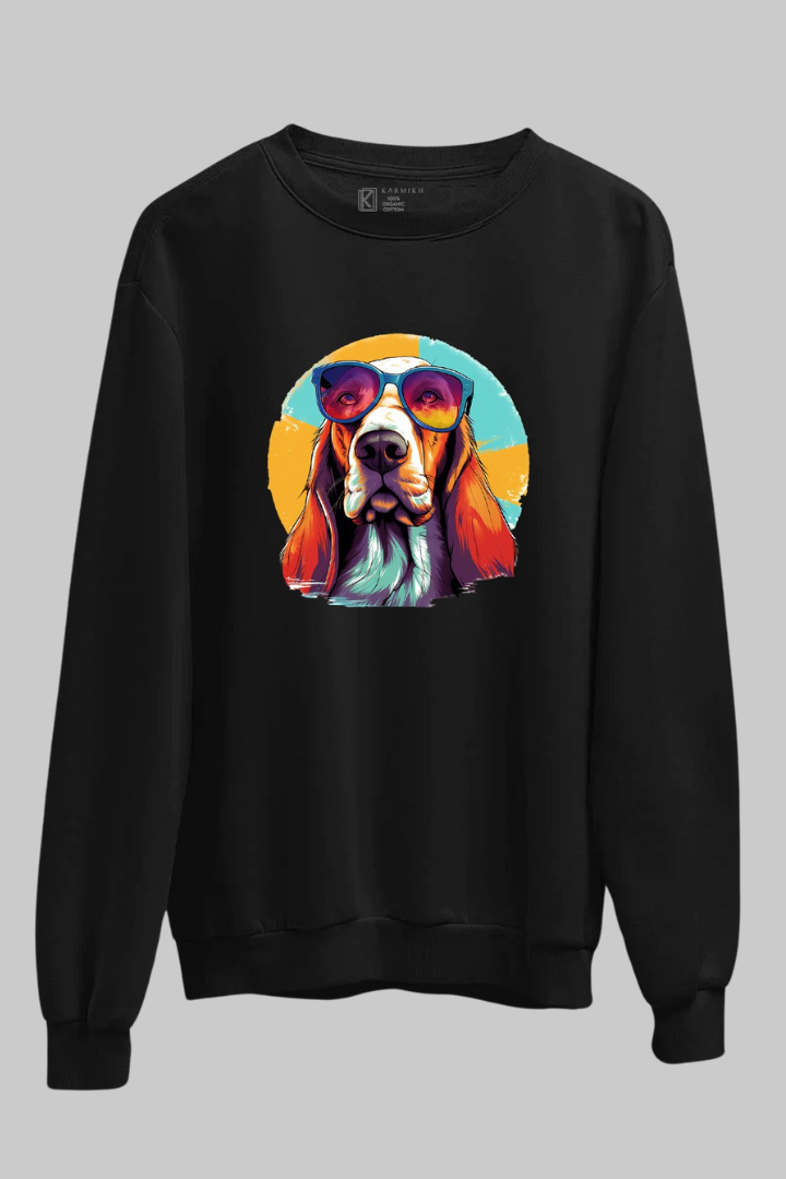 Dog Lover Unisex Black Sweatshirt