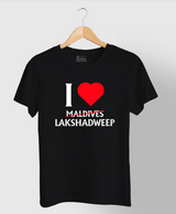 Black LAKSHADWEEP TEE