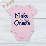 Make Your Own Fully Customized Infant Romper_ Pink Onesie