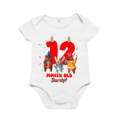 Infant monthly Birthday Bliss Onesie