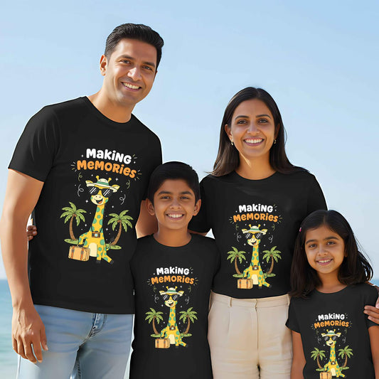 Making Memories Total Family Twining Black T-shirt