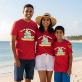 Let's Get Away ..! Total Family Twinning Red T-shirt