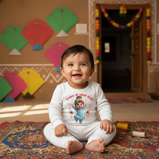 baby first lohri dress full romper 