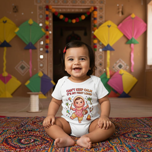 first lohri dress for baby girl 