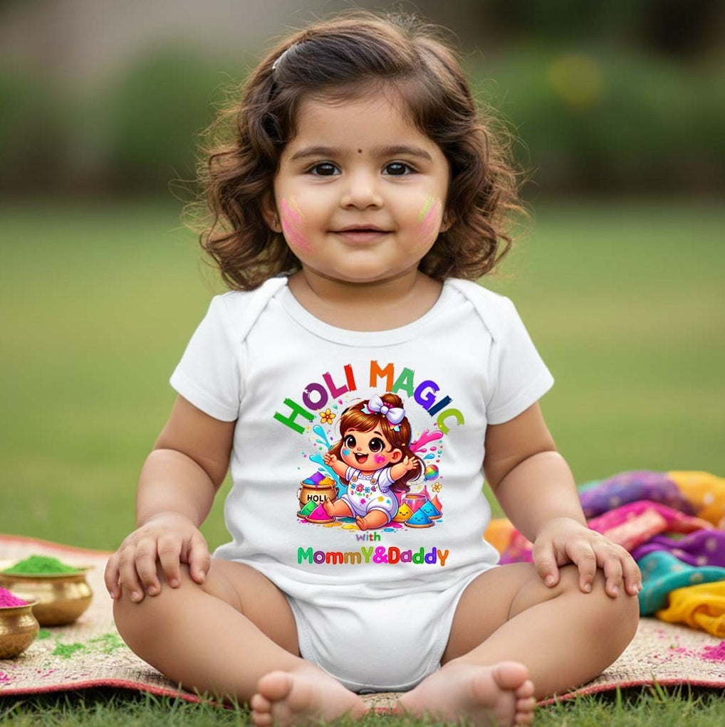 baby first holi dress