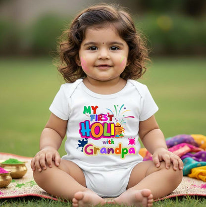baby first holi dress