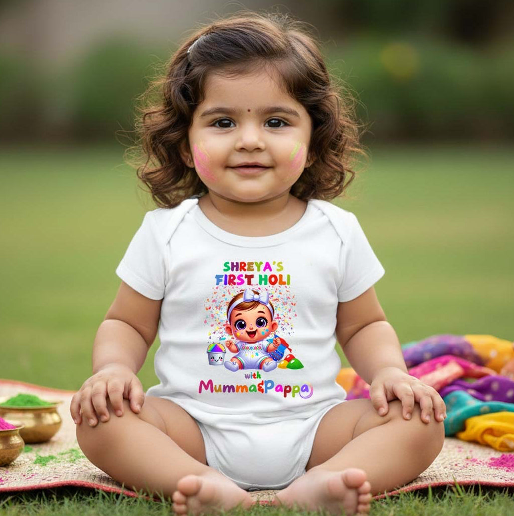 Baby First Holi Dress