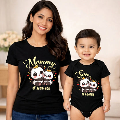 New Born & Baby Clothing | Mommy Of A Prince & Son Of A Queen Combo | Soft Cotton