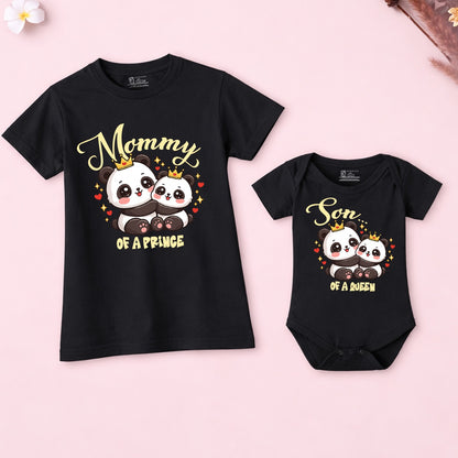 New Born & Baby Clothing | Mommy Of A Prince & Son Of A Queen Combo | Soft Cotton