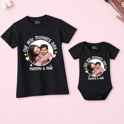 First Mother's Day With Customized Baby Name Along With The Customized Image