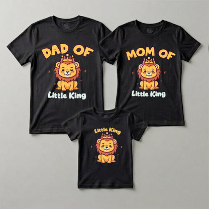 Lion King Theme ! Total Family Twinning Black T-shirt