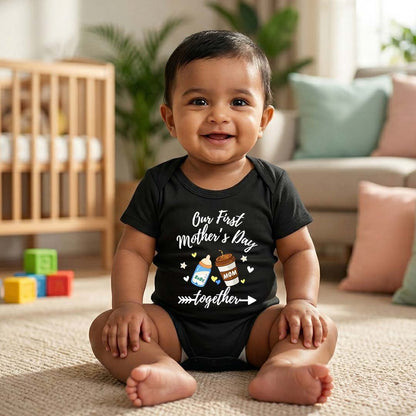 first mothers day together _coffee & bottle_black tee