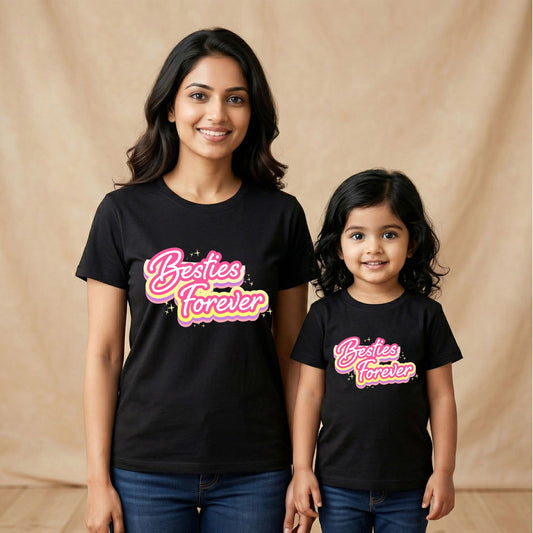 New Born & Baby Clothing | Besties Forever | Soft Cotton Combo T-shirt