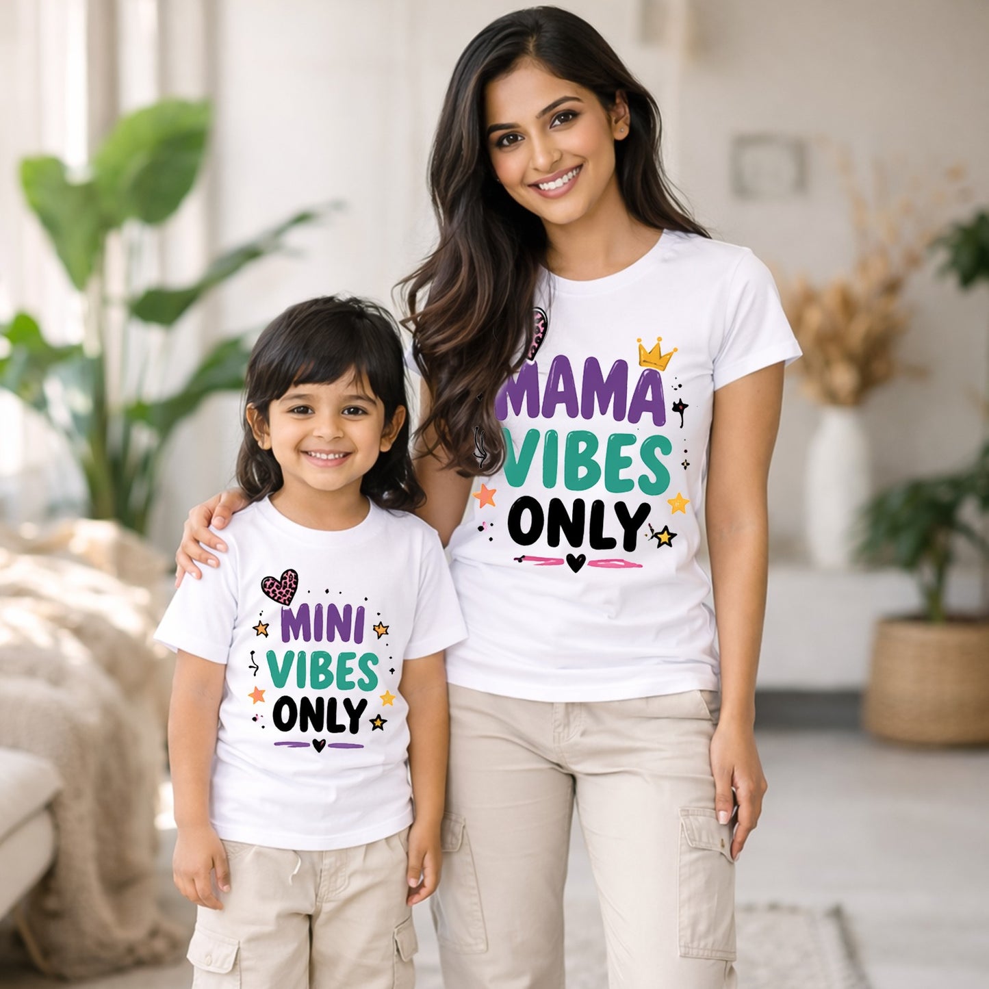 New Born & Baby Clothing | Mama's Vibes  & Mini Vibes | Soft Cotton Combo T-shirt