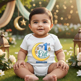 Newborn & Baby Clothing | My 1st Eid Ul Adha Dress With Personalized Baby Boy Name | Soft Cotton