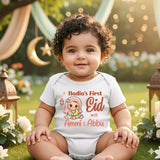 Newborn & Baby Clothing | Babies First Eid With Ammi & Abbu With Customized Baby Girl Name | Soft Cotton