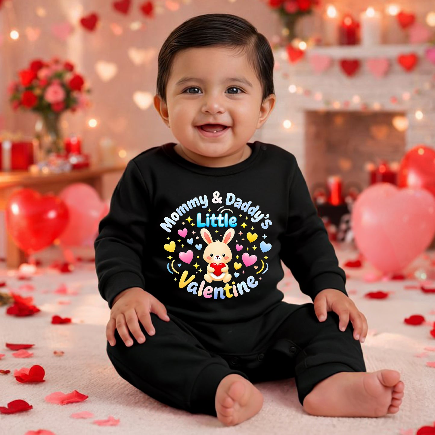 New Born & Baby Clothing |  Mommy & Daddy's Little Valentine | Soft Baby Boy Cotton