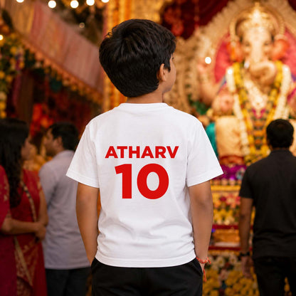 Bappa Majha Ladka Kids T-Shirt | Marathi Ganpati T-Shirt