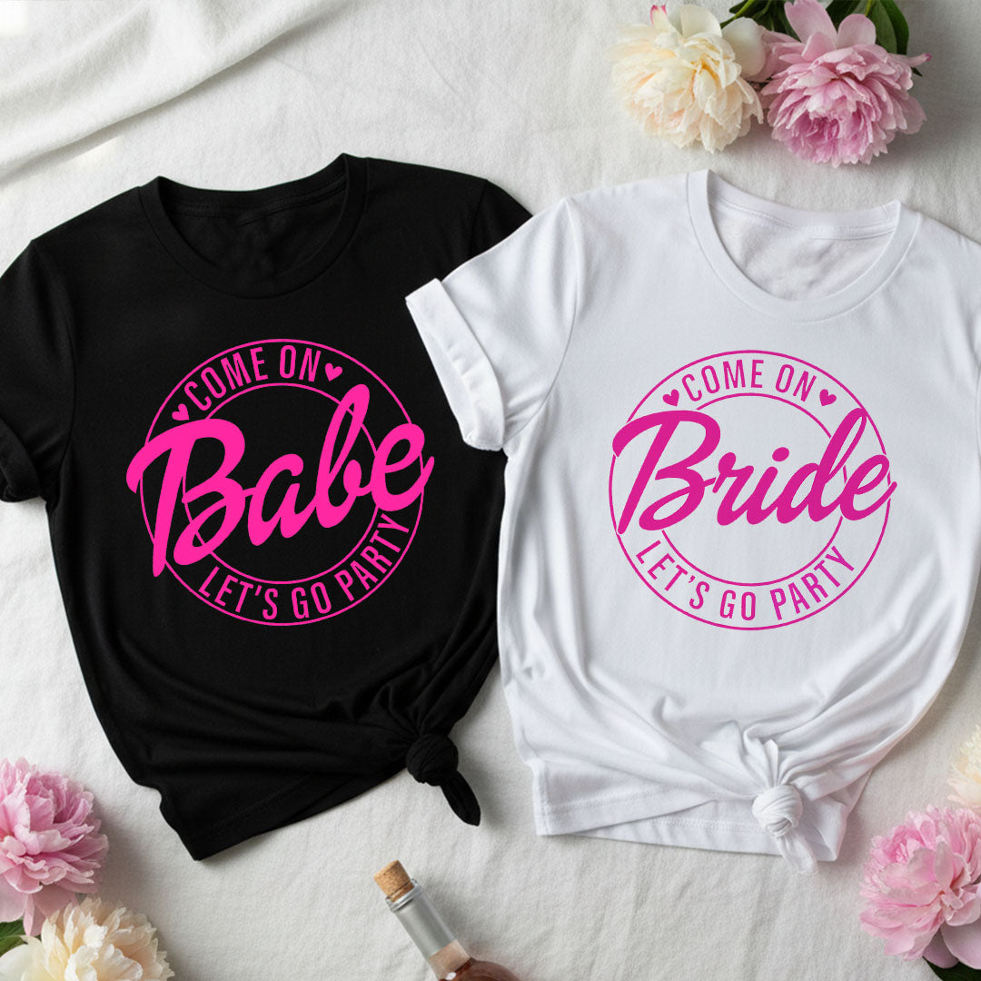 Bride Party  Black & T-shirt _  T-Shirt