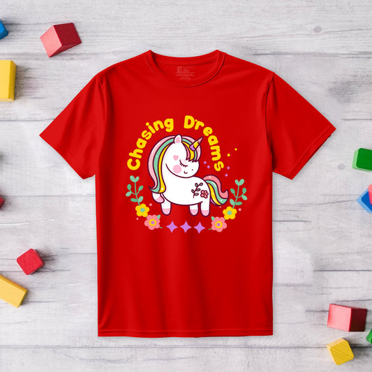 Chasing Dreams Kids Printed T-Shirt