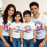 New Born & Baby Clothing | Coolest Family T-shirts White Combo | Soft Cotton