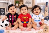 New Born & Baby Clothing | Champion From Day One  3-Piece Baby Bodysuit Combo | Soft Cotton