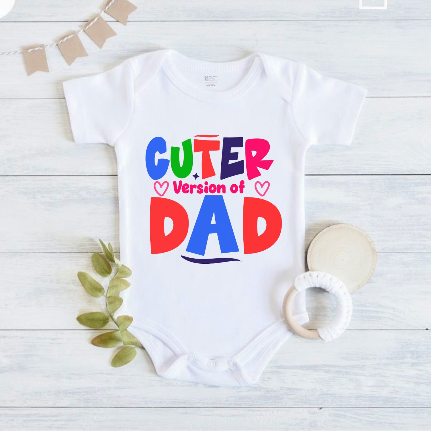 New Born & Baby Clothing | Cuter Version Of Dad | Soft Cotton