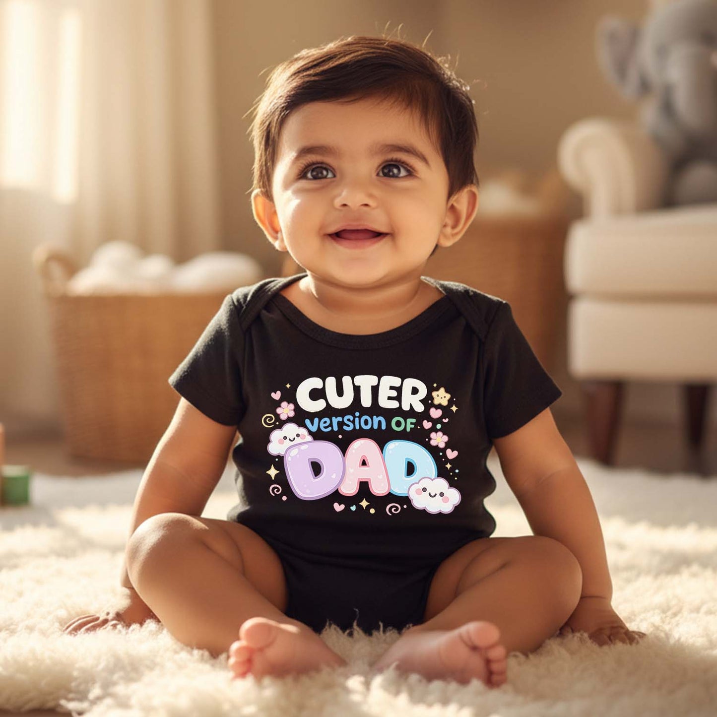 New Born & Baby Clothing | Cuter Version Of Dad 2.0 | Soft Cotton