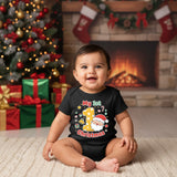 My First Christmas 06 _ Black Onesie