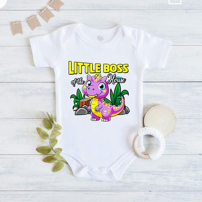 New Born & Baby Clothing | Little Boss Of The House | Soft Cotton